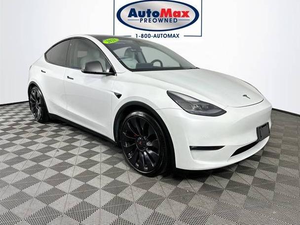 TESLA MODEL Y 2021 5YJYGDEF9MF209442 image